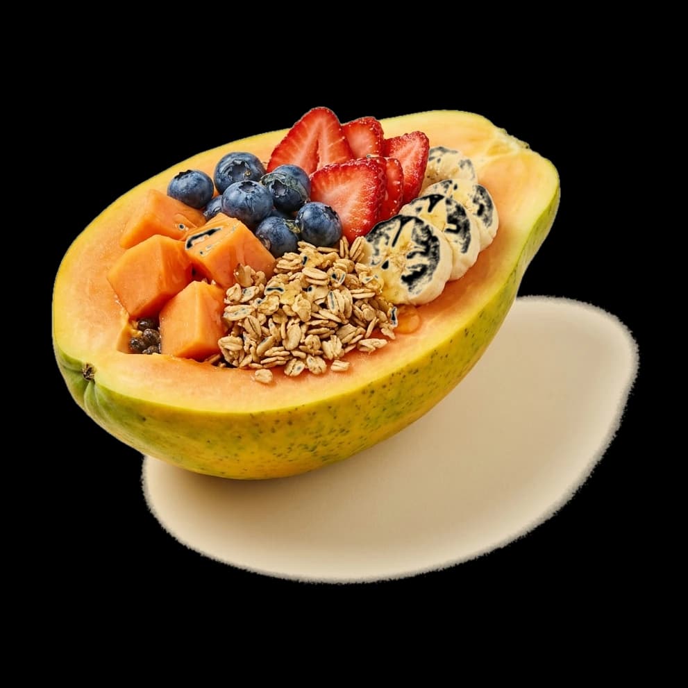 Papaya Bowl – Hawaiian Bingsu & Açaí Bowl