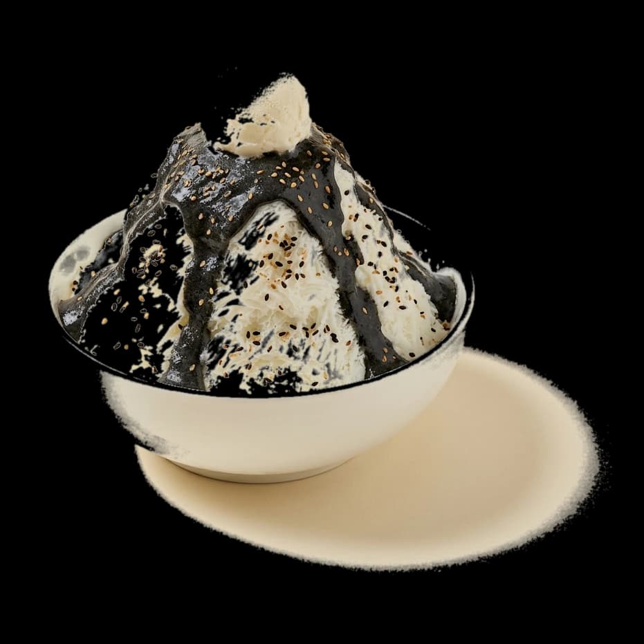 Black Sesame – Milk Shaved Bingsu