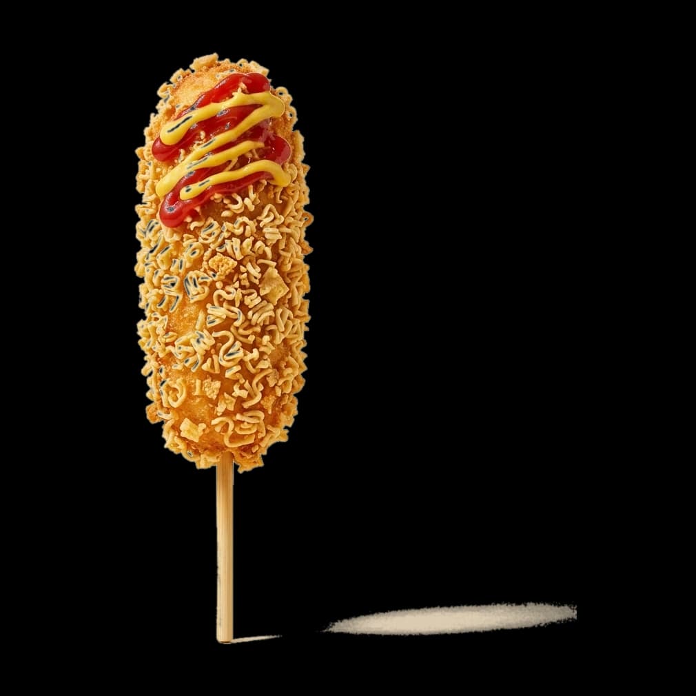 Crispy Ramen – Korean Corn Dogs