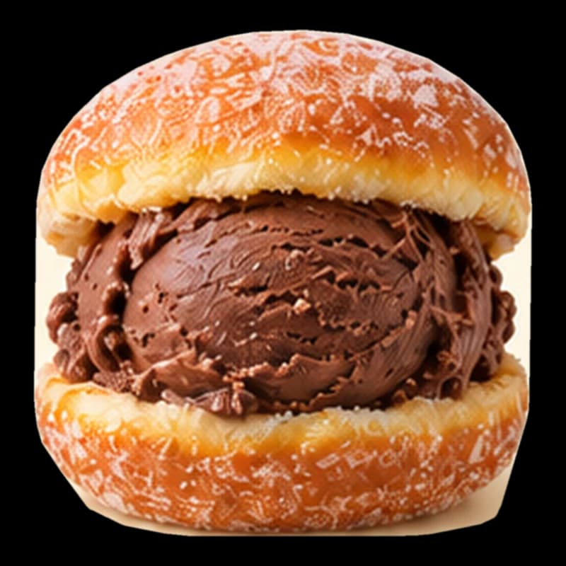 Chocolate – Malasada Ice Cream Sandwich