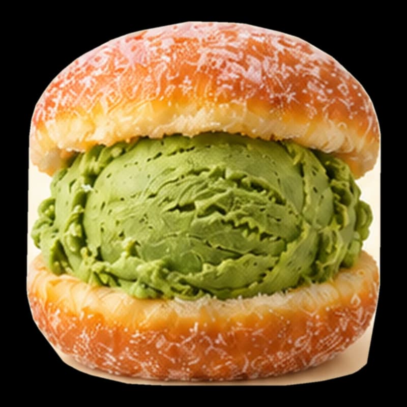 Matcha – Malasada Ice Cream Sandwich